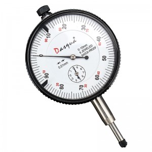 ساعت اندیکاتور ضد ضربه  10-0 میلیمتر دقت 0٫01 میلیمتر کد 1205-5121 مارک    DASQUA